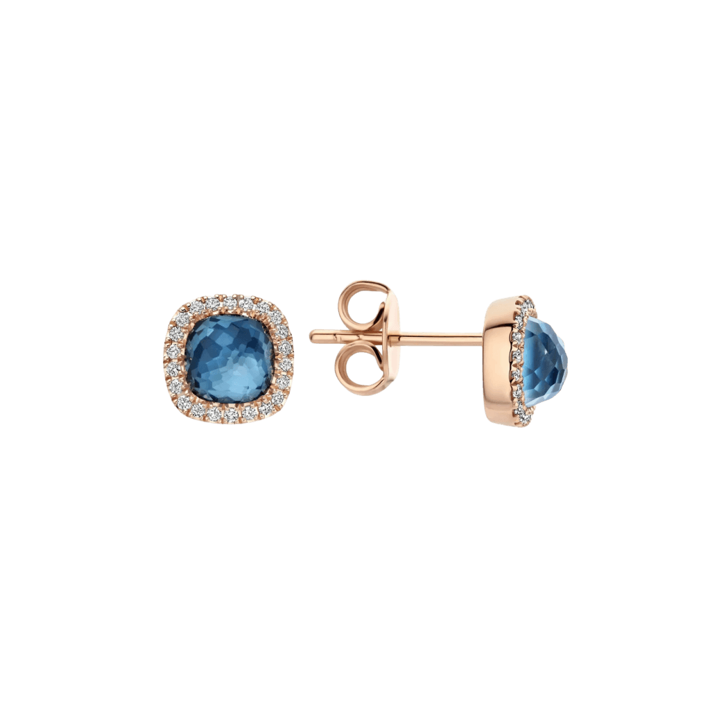 Tirisi Jewelry Milano Sweeties oorsieraad roodgoud met diamant - TE9226SBHP - #2 Tirisi Jewelry Milano Sweeties oorsieraad roodgoud met diamant - TE9226SBHP - #2