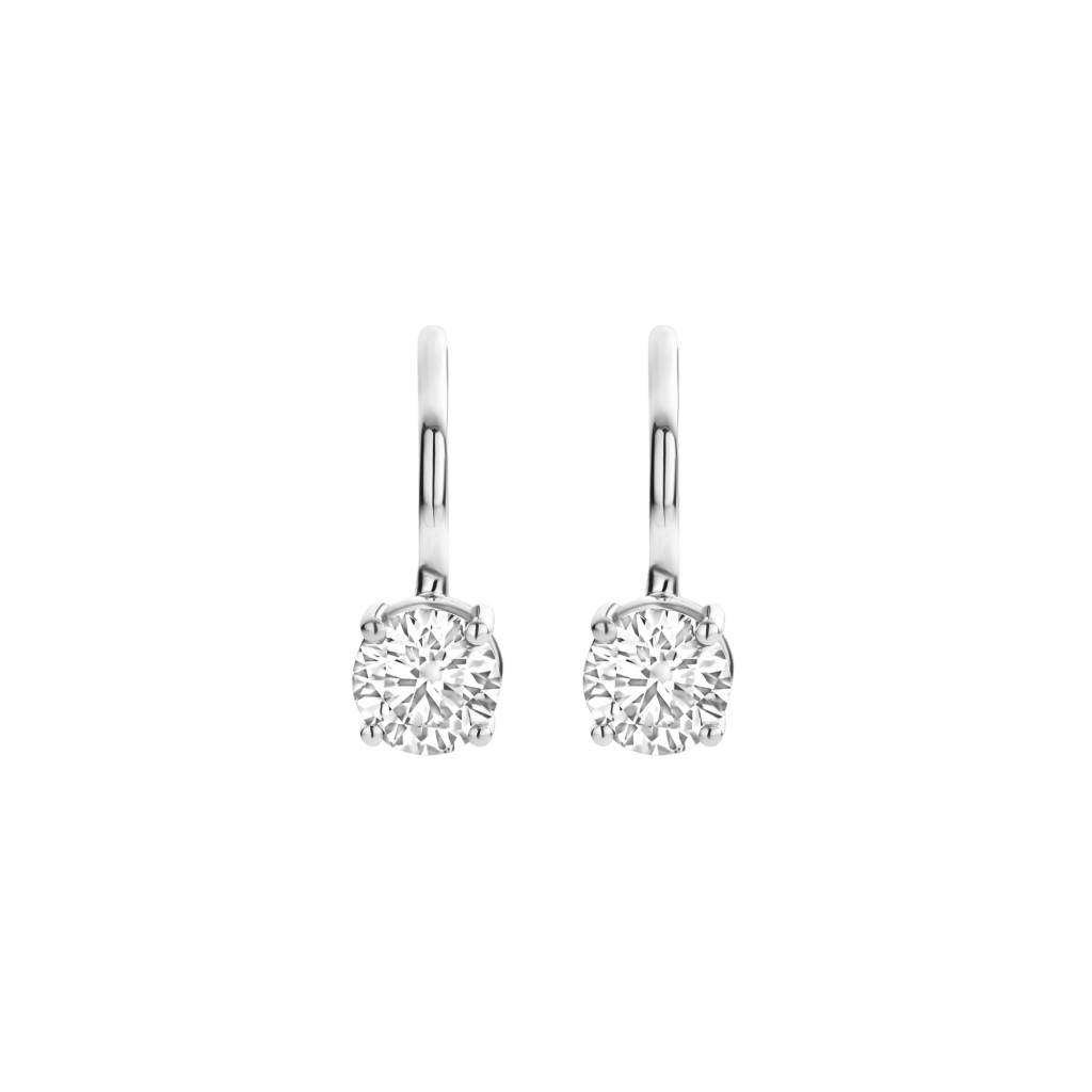 Schaap en Citroen Diamonds oorsieraad witgoud met diamant - #1 Schaap en Citroen Diamonds oorsieraad witgoud met diamant - #1