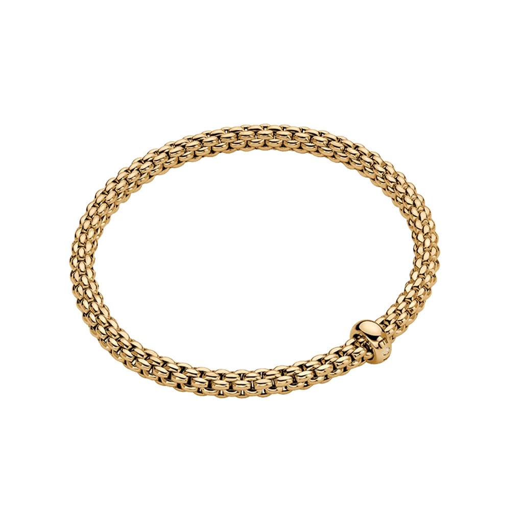 FOPE Solo armband geelgoud met diamant - 01M06BX_BB_G_XGX_00M - #1 FOPE Solo armband geelgoud met diamant - 01M06BX_BB_G_XGX_00M - #1