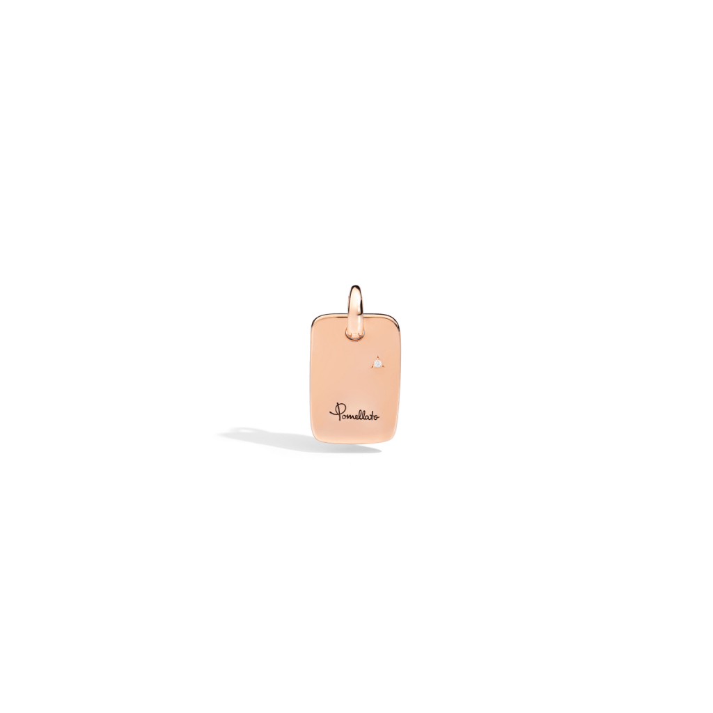 Pomellato Sabbia hanger roodgoud met diamant - PMC3080 O7BWR DBX00 - #2 Pomellato Sabbia hanger roodgoud met diamant - PMC3080 O7BWR DBX00 - #2