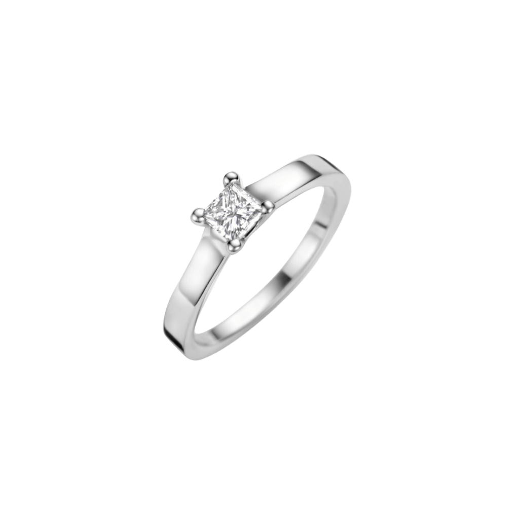 Schaap en Citroen Diamonds ring witgoud met diamant - #1 Schaap en Citroen Diamonds ring witgoud met diamant - #1