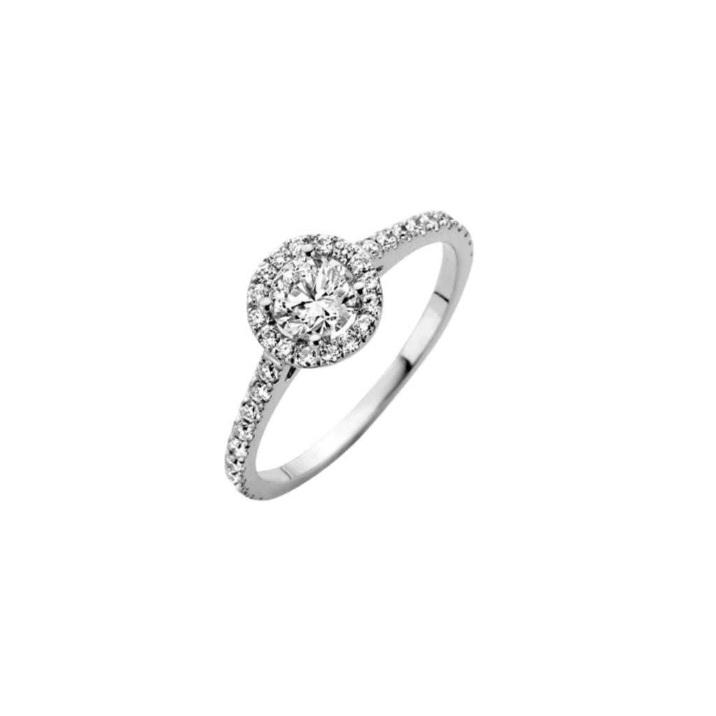Schaap en Citroen Diamonds ring witgoud met diamant - #1 Schaap en Citroen Diamonds ring witgoud met diamant - #1