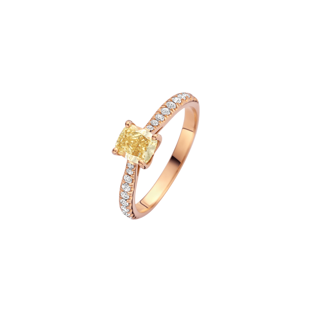 Schaap en Citroen Diamonds ring roodgoud met diamant - #2 Schaap en Citroen Diamonds ring roodgoud met diamant - #2