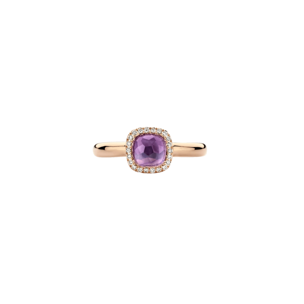 Tirisi Jewelry Milano Sweeties ring roodgoud met diamant - TR9624SAMP - #2 Tirisi Jewelry Milano Sweeties ring roodgoud met diamant - TR9624SAMP - #2