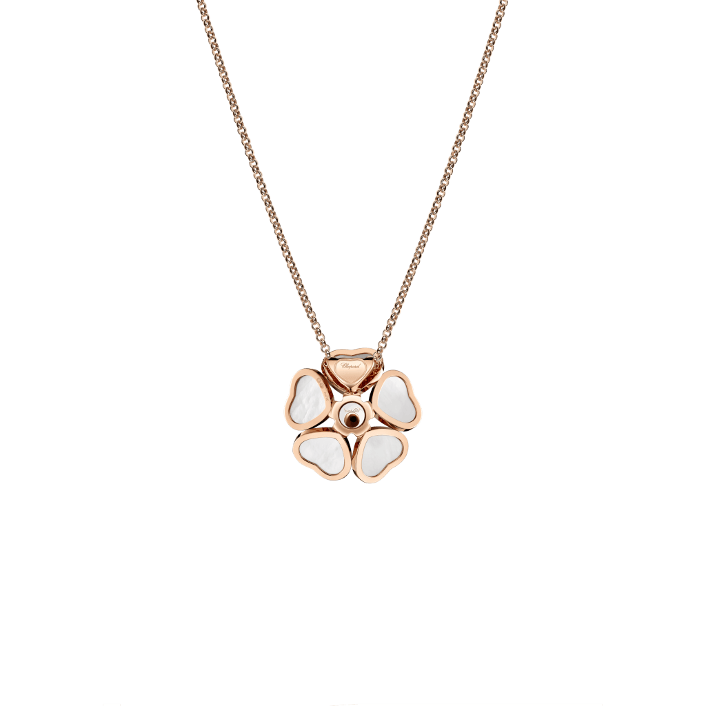 Chopard Happy Diamonds Happy Hearts collier roodgoud met diamant - 79A085-5301 - #4