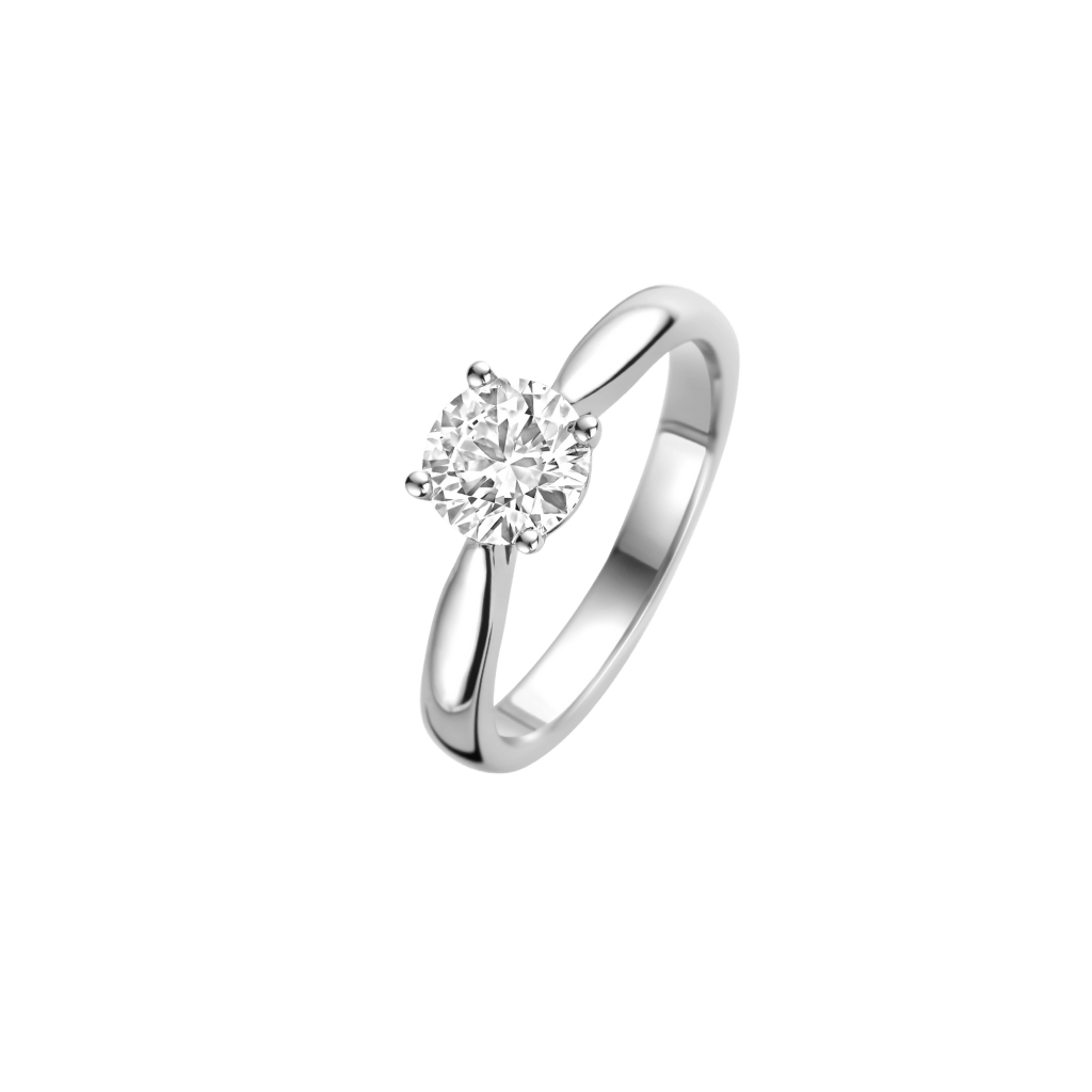 Schaap en Citroen Diamonds ring witgoud met diamant - #1 Schaap en Citroen Diamonds ring witgoud met diamant - #1