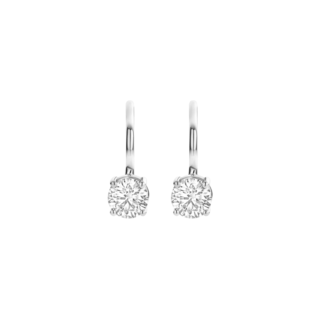 Schaap en Citroen Diamonds oorsieraad witgoud met diamant - #1 Schaap en Citroen Diamonds oorsieraad witgoud met diamant - #1