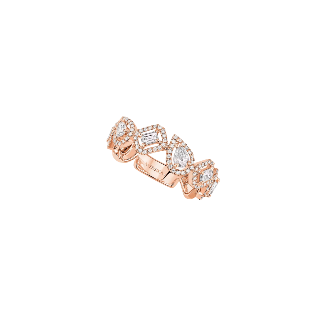 Messika My Twin ring roodgoud met diamant - 6705-PG - #1 Messika My Twin ring roodgoud met diamant - 6705-PG - #1