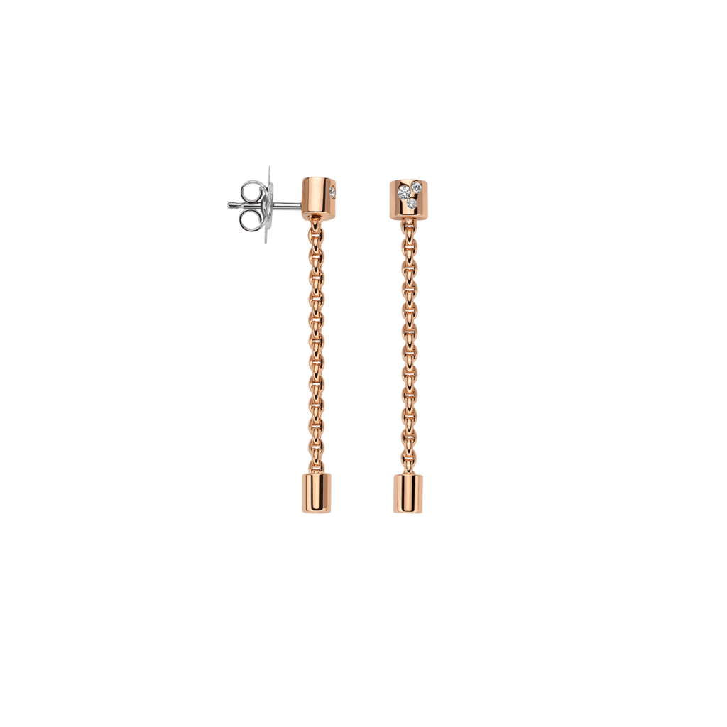 FOPE Aria oorsieraad roodgoud met diamant - 89003OX_BB_R_XBX_000 - #2 FOPE Aria oorsieraad roodgoud met diamant - 89003OX_BB_R_XBX_000 - #2