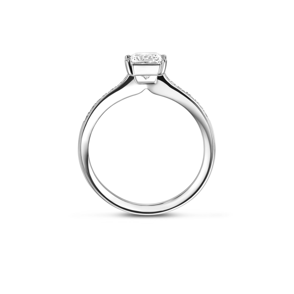 Schaap en Citroen Diamonds ring witgoud met diamant - #4 Schaap en Citroen Diamonds ring witgoud met diamant - #4