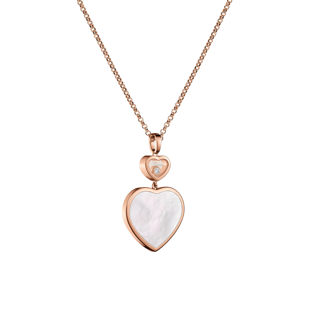 Chopard Happy Diamonds Happy Hearts collier roodgoud met diamant - 79A075-5301 - #2