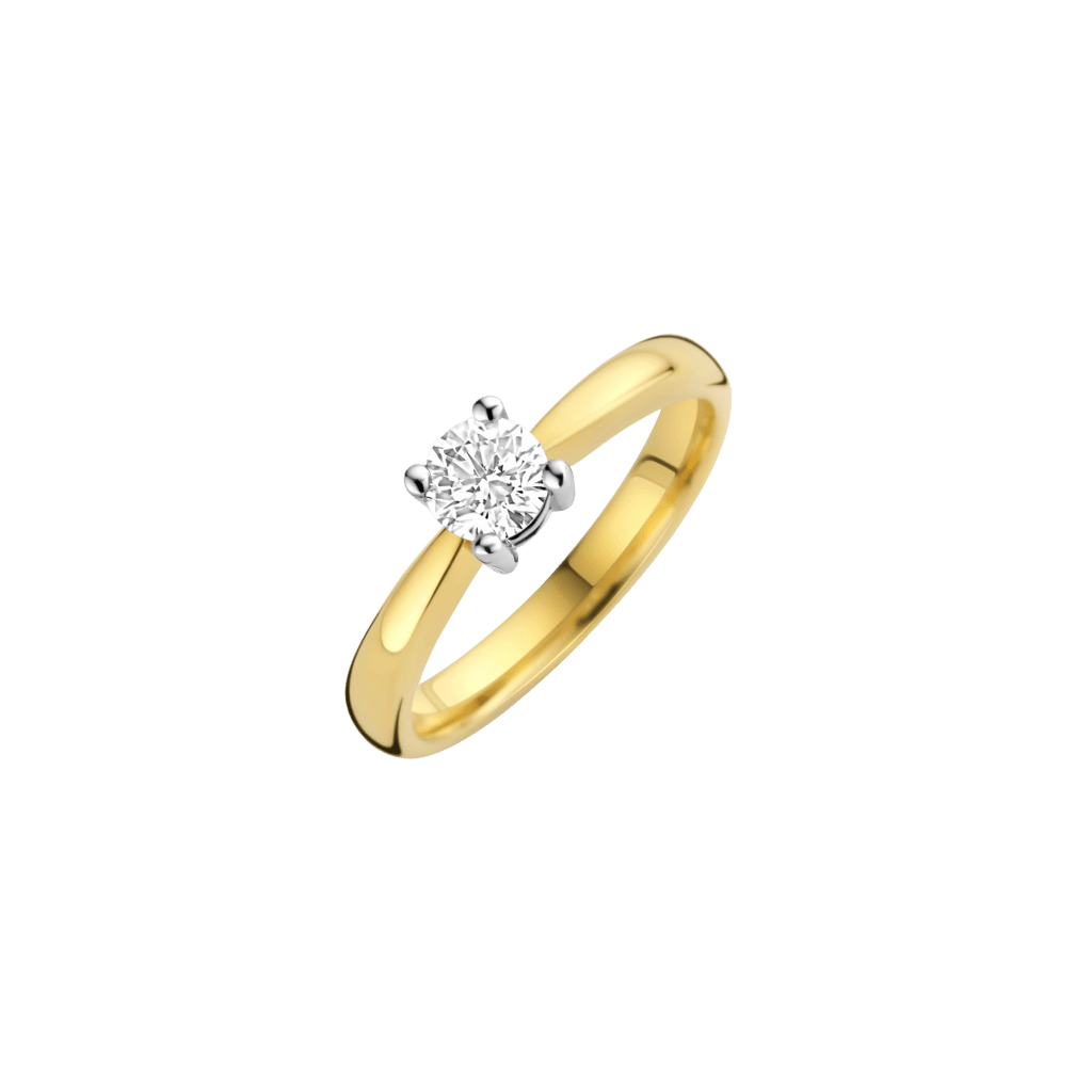 Schaap en Citroen Diamonds ring geelgoud met diamant - #1 Schaap en Citroen Diamonds ring geelgoud met diamant - #1