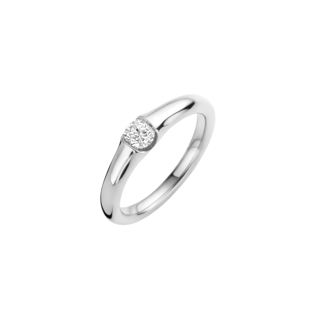 Schaap en Citroen Diamonds ring witgoud met diamant - #1 Schaap en Citroen Diamonds ring witgoud met diamant - #1