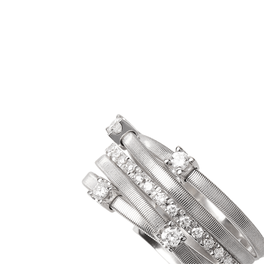 Marco Bicego Goa ring witgoud met diamant - AG270-B2 - #3 Marco Bicego Goa ring witgoud met diamant - AG270-B2 - #3
