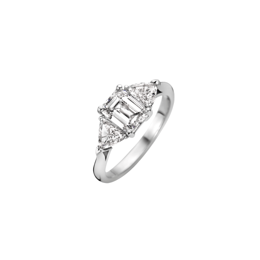 Schaap en Citroen Diamonds ring witgoud met diamant - #1 Schaap en Citroen Diamonds ring witgoud met diamant - #1