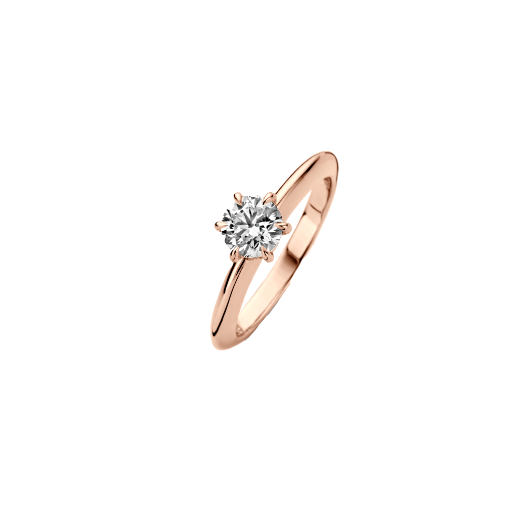 Schaap en Citroen Diamonds Sc 125 Collection ring roodgoud met diamant - #1 Schaap en Citroen Diamonds Sc 125 Collection ring roodgoud met diamant - #1