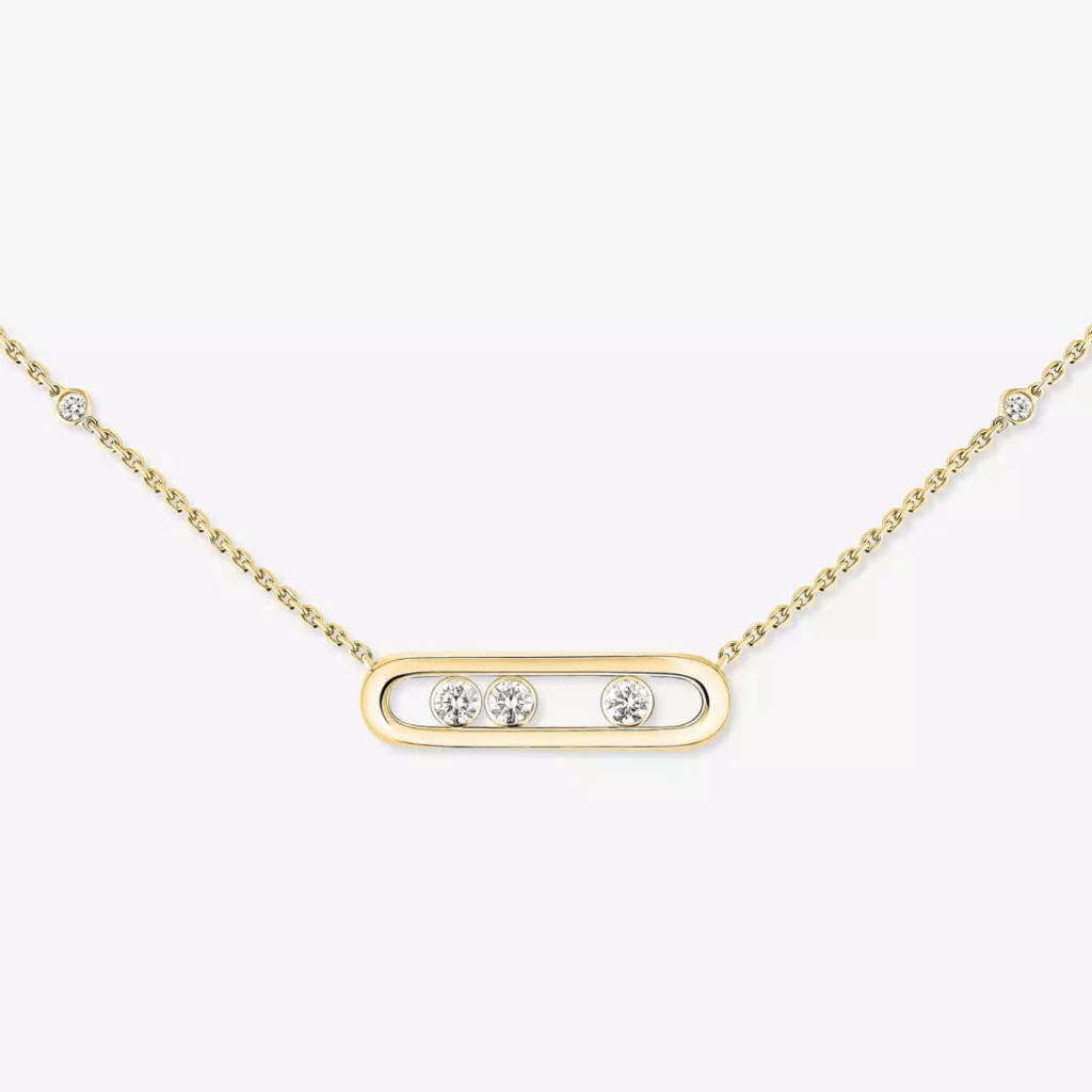 Messika Move Classique Small Model collier geelgoud met diamant - 4323-YG - #3 Messika Move Classique Small Model collier geelgoud met diamant - 4323-YG - #3