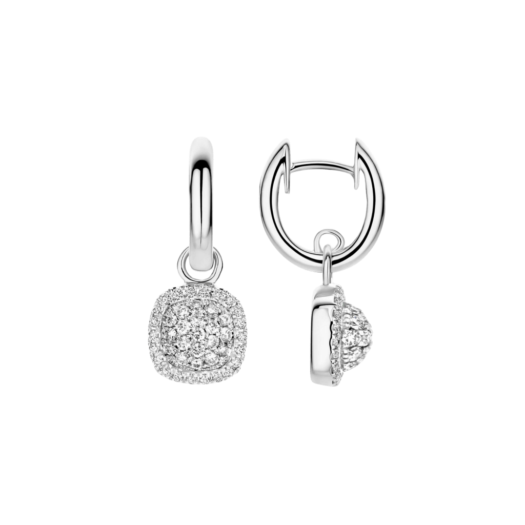 Tirisi Jewelry Milano Sweeties oorsieraad witgoud met diamant - TE9324DW - #2 Tirisi Jewelry Milano Sweeties oorsieraad witgoud met diamant - TE9324DW - #2