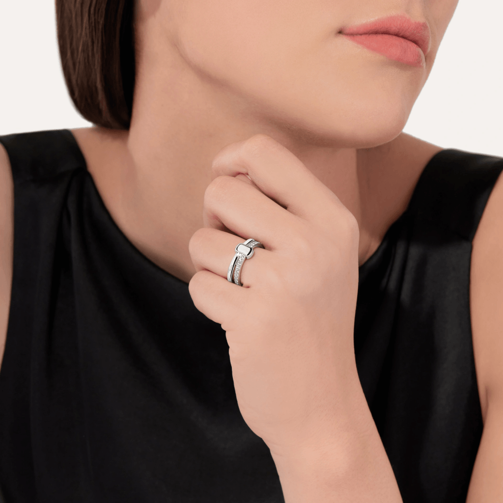 Pomellato Pomellato Together ring witgoud met diamant - PAC0100 O2WHR DB000 - #6 Pomellato Pomellato Together ring witgoud met diamant - PAC0100 O2WHR DB000 - #6