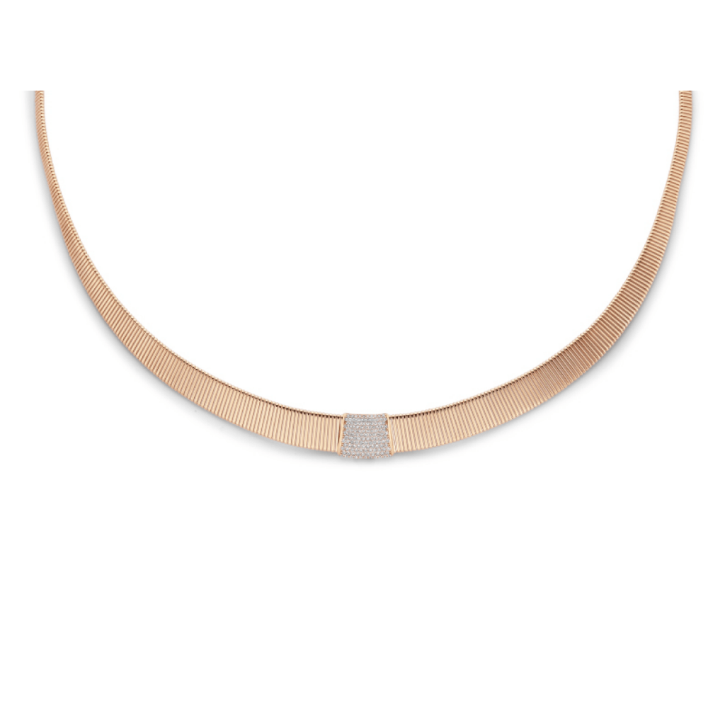 Schaap en Citroen Diamonds collier roodgoud met diamant - #2 Schaap en Citroen Diamonds collier roodgoud met diamant - #2