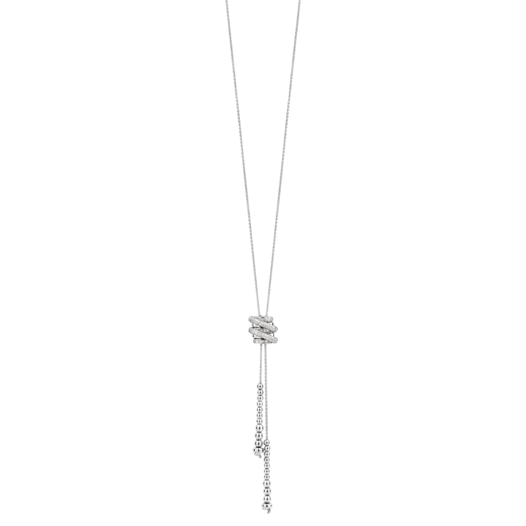 Tirisi Jewelry Amsterdam Swirl collier witgoud - TN2139DW - #2 Tirisi Jewelry Amsterdam Swirl collier witgoud - TN2139DW - #2