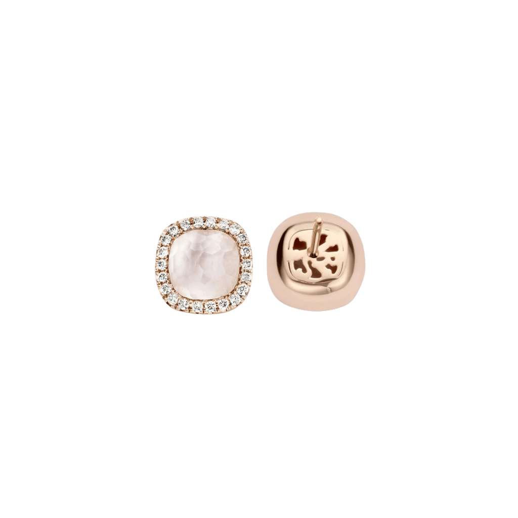 Tirisi Jewelry Milano Sweeties oorsieraad roodgoud met diamant - TE9226WQP - #3 Tirisi Jewelry Milano Sweeties oorsieraad roodgoud met diamant - TE9226WQP - #3