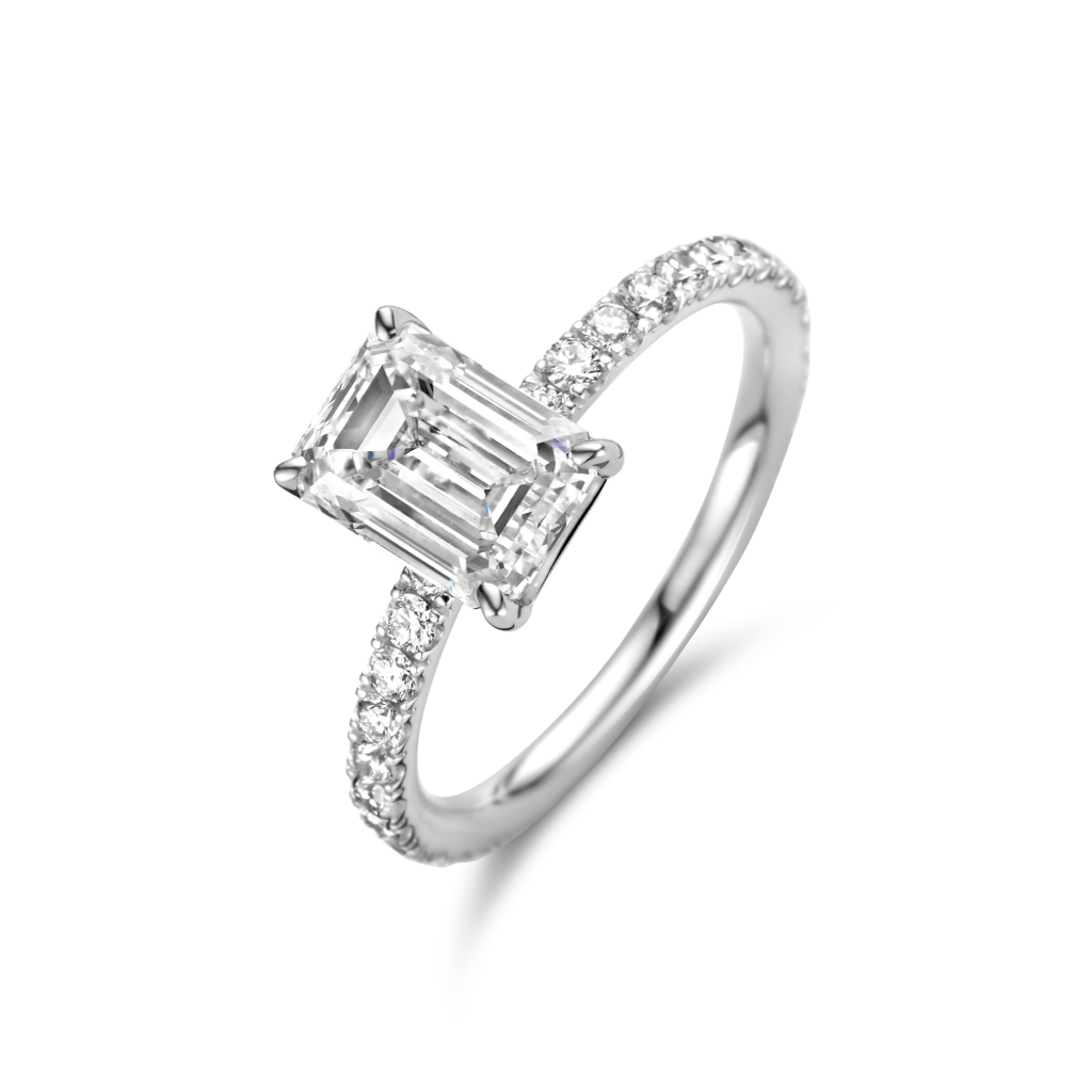 Schaap en Citroen Diamonds ring witgoud met diamant - #2 Schaap en Citroen Diamonds ring witgoud met diamant - #2