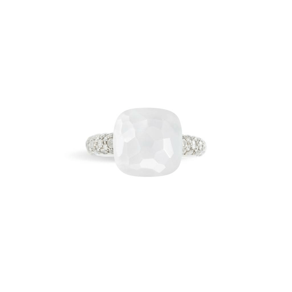 Pomellato Nudo ring witgoud met diamant - PAB4011 O2000 DBXAD - #5 Pomellato Nudo ring witgoud met diamant - PAB4011 O2000 DBXAD - #5
