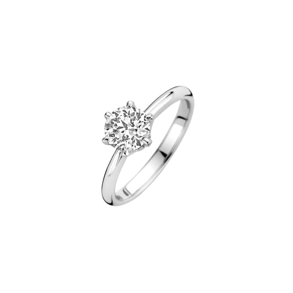 Schaap en Citroen Diamonds ring witgoud met diamant - #1 Schaap en Citroen Diamonds ring witgoud met diamant - #1