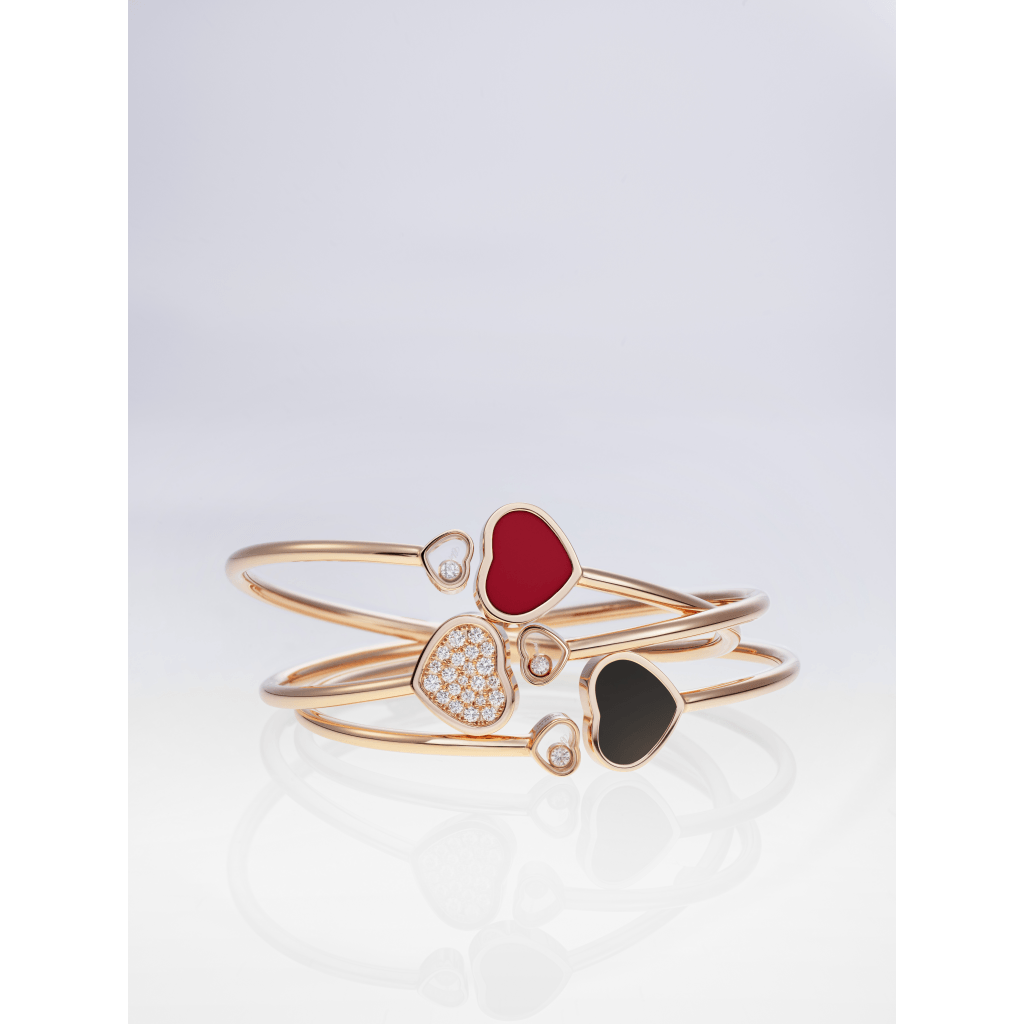 Chopard Happy Diamonds Happy Hearts armband roodgoud met diamant - 857482-5704 - #2 Chopard Happy Diamonds Happy Hearts armband roodgoud met diamant - 857482-5704 - #2