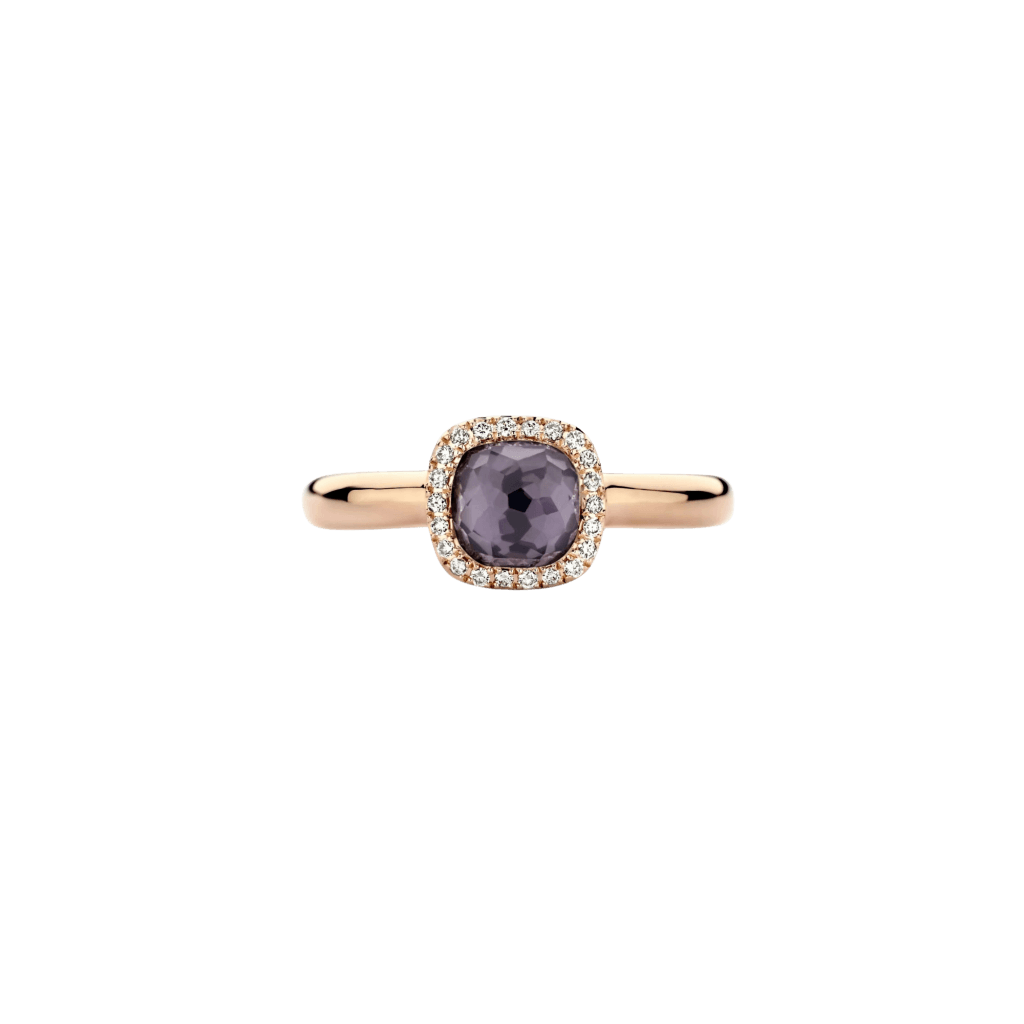 Tirisi Jewelry Milano Sweeties ring roodgoud met diamant - TR9624AMHP - #3 Tirisi Jewelry Milano Sweeties ring roodgoud met diamant - TR9624AMHP - #3