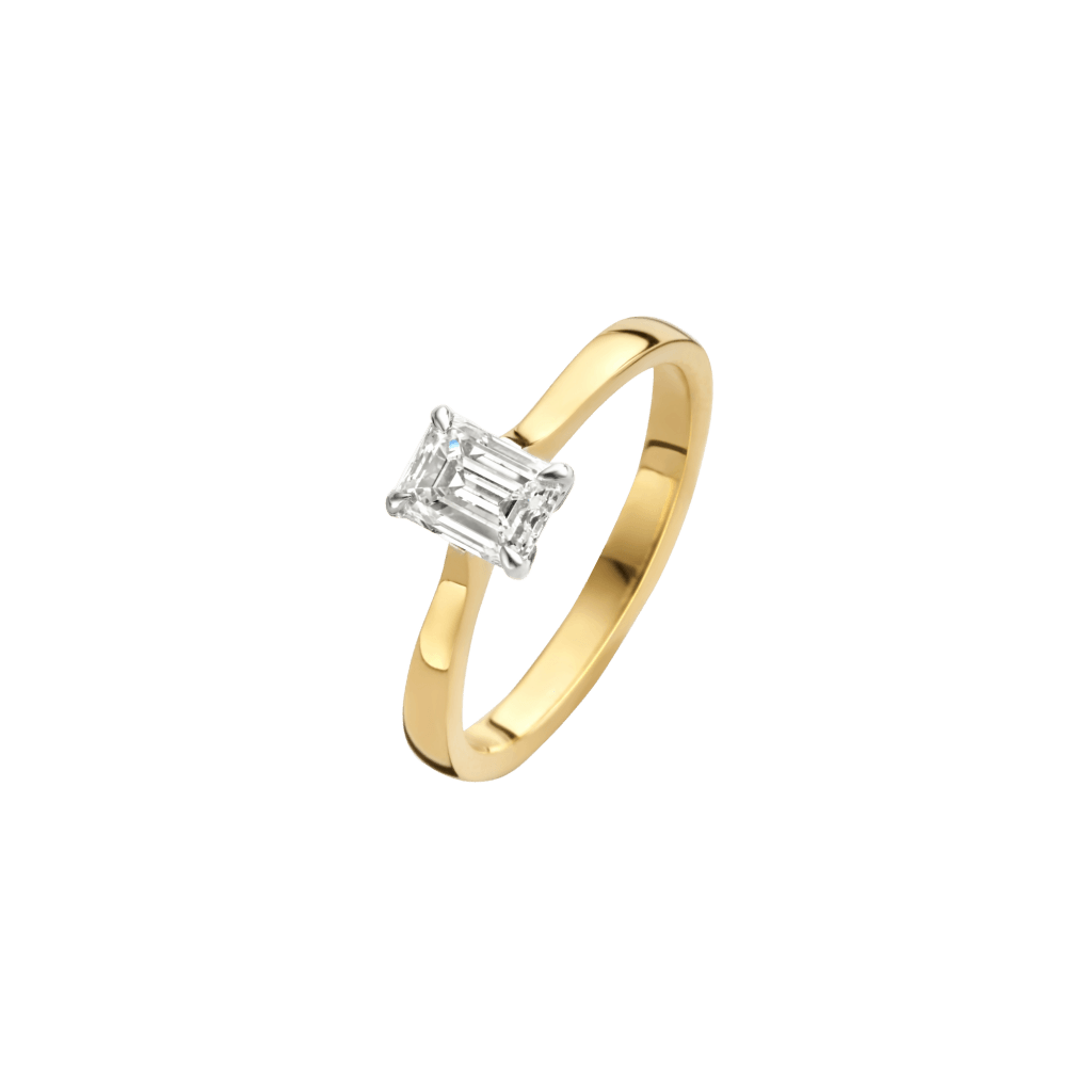 Schaap en Citroen Diamonds ring geelgoud met diamant - #1 Schaap en Citroen Diamonds ring geelgoud met diamant - #1