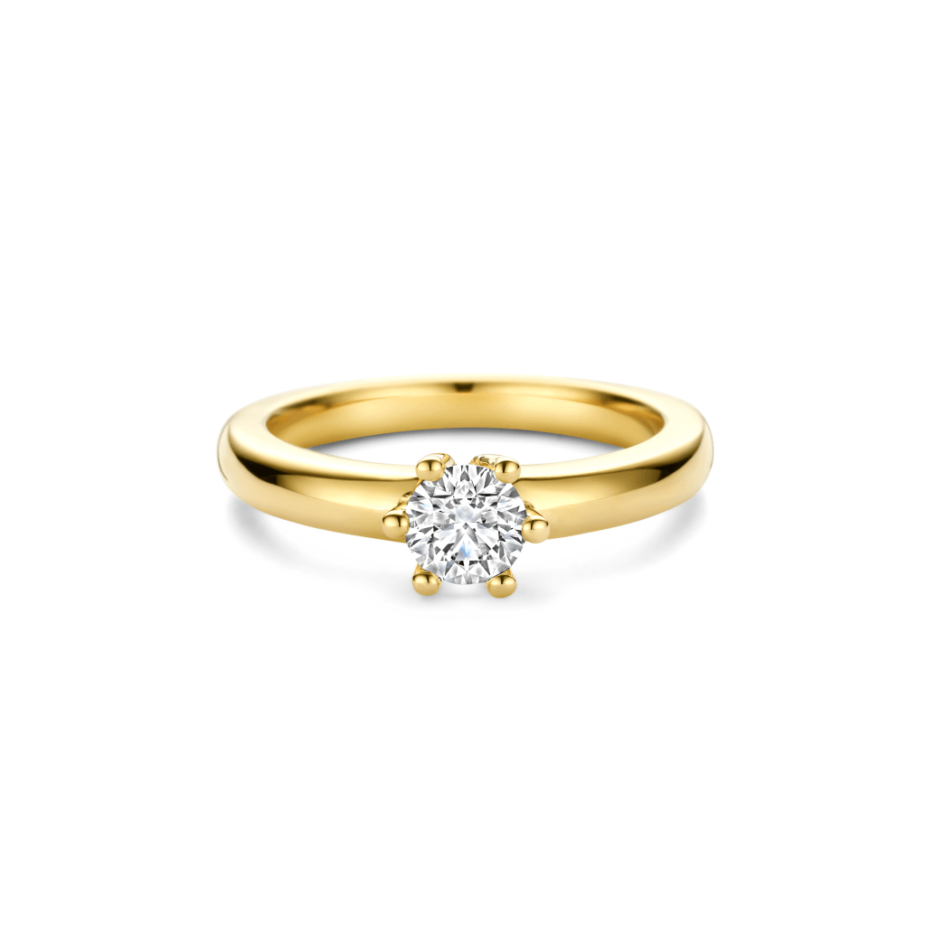 Schaap en Citroen Diamonds ring geelgoud met diamant - #4 Schaap en Citroen Diamonds ring geelgoud met diamant - #4