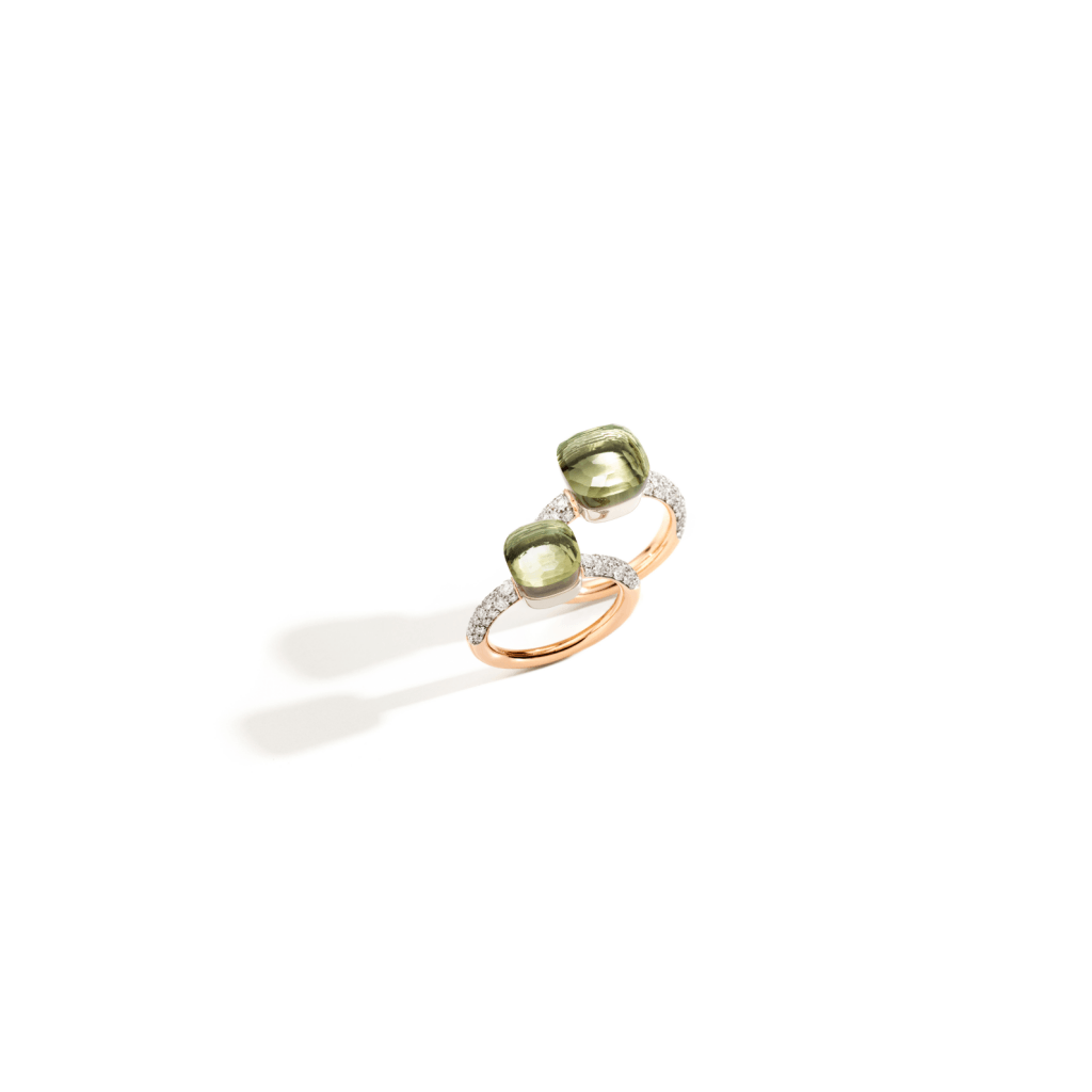 Pomellato Nudo Petit ring roodgoud met diamant - PAB7040 O6WHR DB0PA - #6 Pomellato Nudo Petit ring roodgoud met diamant - PAB7040 O6WHR DB0PA - #6