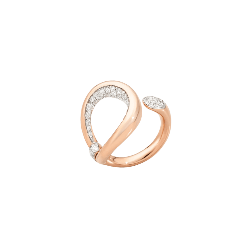 Pomellato Fantina ring roodgoud met diamant - PAC0090 O7WHR DB000 - #2 Pomellato Fantina ring roodgoud met diamant - PAC0090 O7WHR DB000 - #2