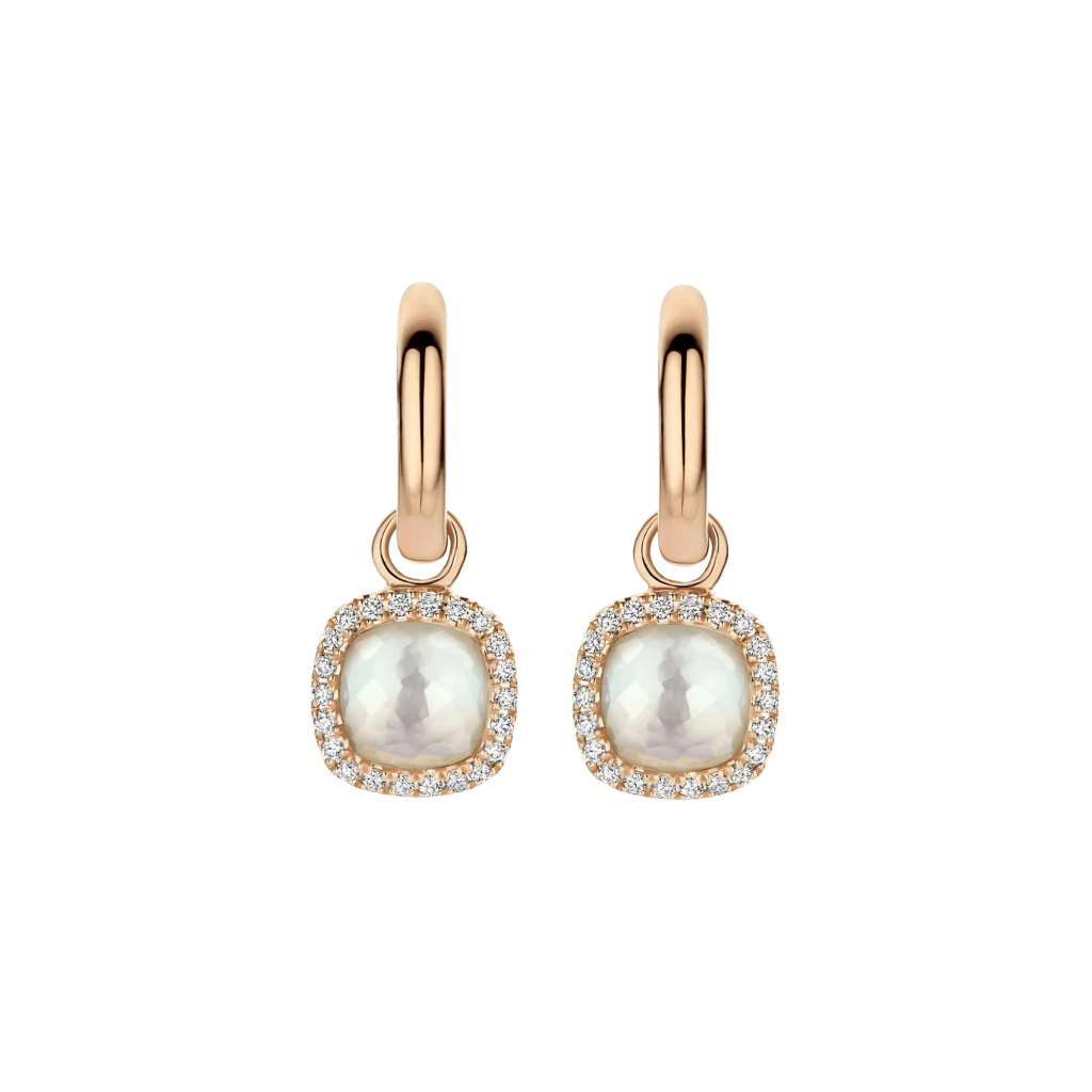 Tirisi Jewelry Milano Sweeties oorsieraad roodgoud met diamant - TE9317WQP - #1 Tirisi Jewelry Milano Sweeties oorsieraad roodgoud met diamant - TE9317WQP - #1