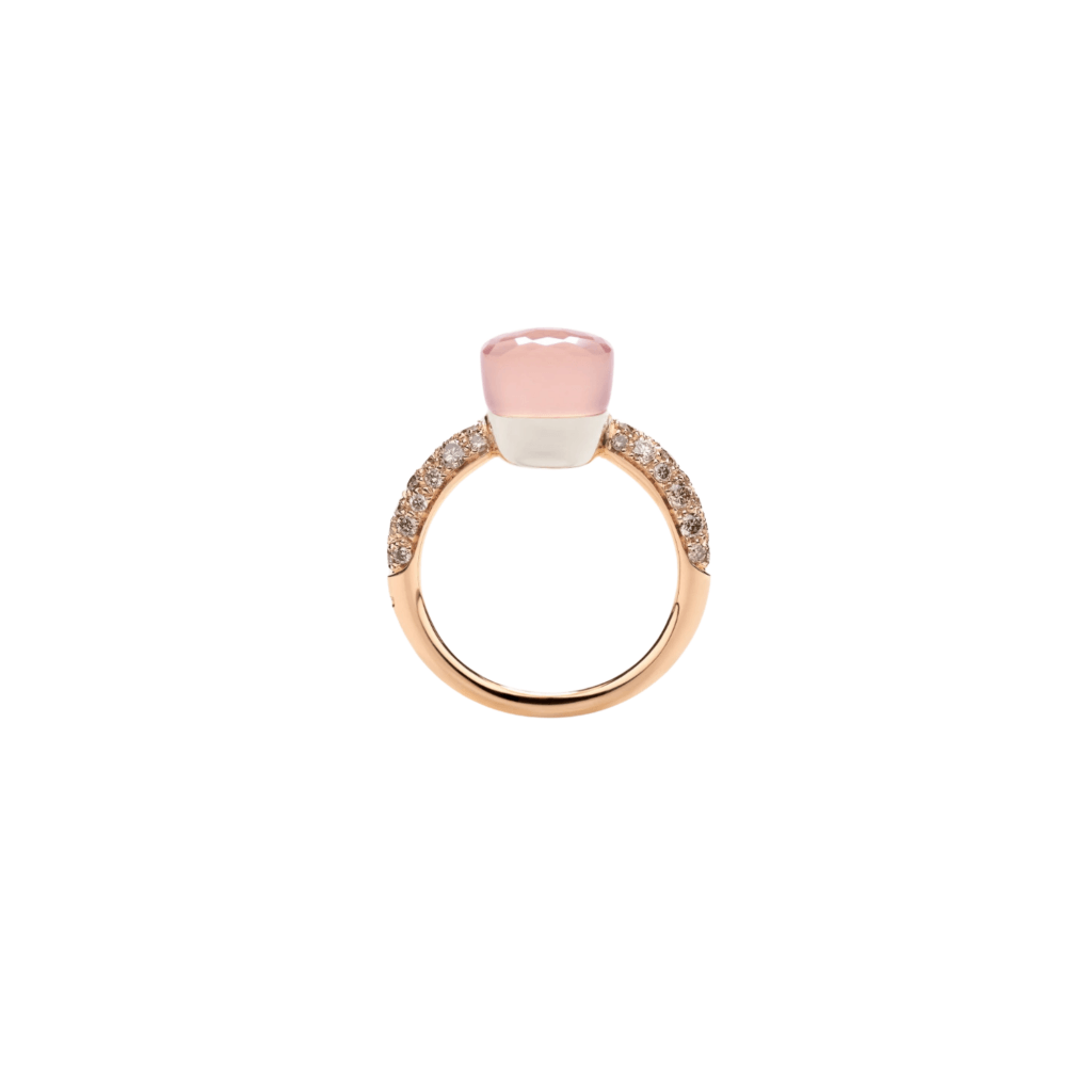 Pomellato Nudo Petit ring roodgoud met diamant - PAB7040 O6000 BRCQR - #2 Pomellato Nudo Petit ring roodgoud met diamant - PAB7040 O6000 BRCQR - #2