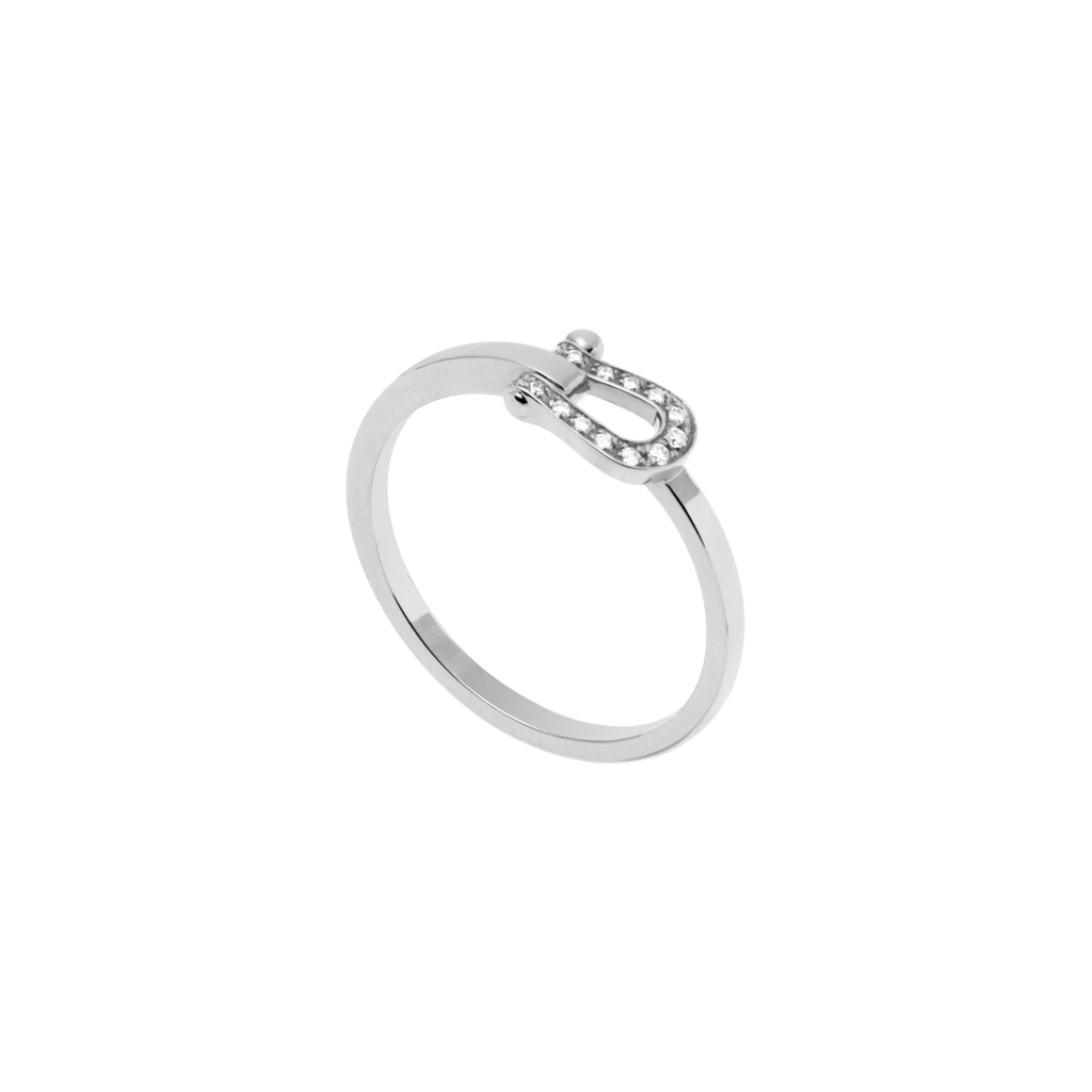 Fred Force 10 ring witgoud met diamant - 4B0442-000 - #1