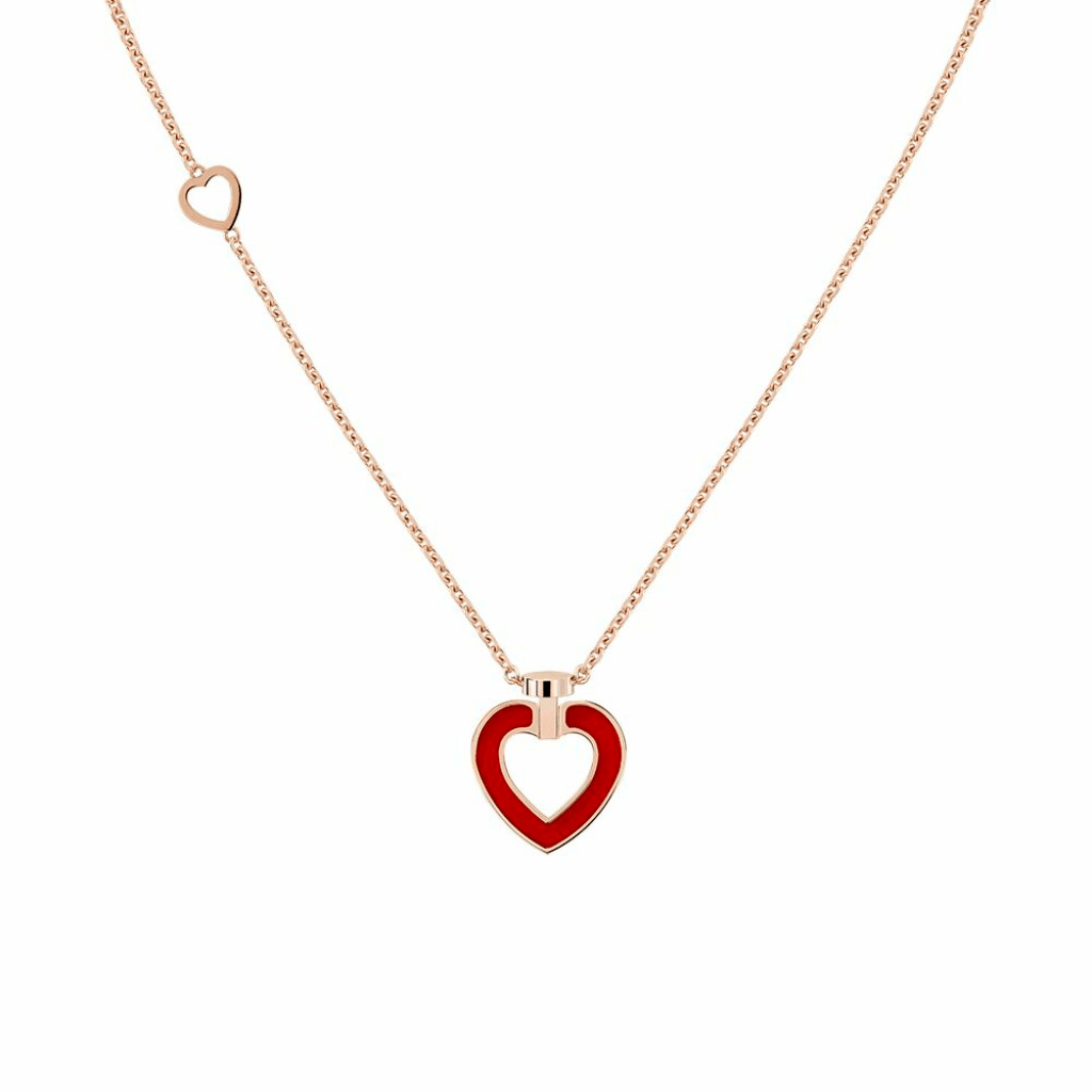 Fred Pretty Woman collier roodgoud met diamant - 7B0287-000 - #2