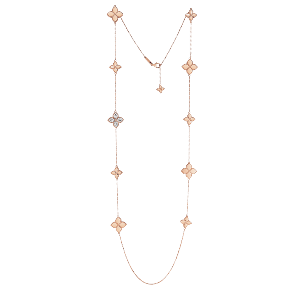 Roberto Coin Princess Flower collier roodgoud - ADR777CL0650 - #1 Roberto Coin Princess Flower collier roodgoud - ADR777CL0650 - #1