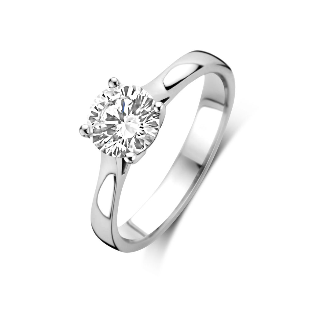 Royal Asscher Ingrid ring platina met diamant - R.239.RAB.P.4 GIA - #3 Royal Asscher Ingrid ring platina met diamant - R.239.RAB.P.4 GIA - #3