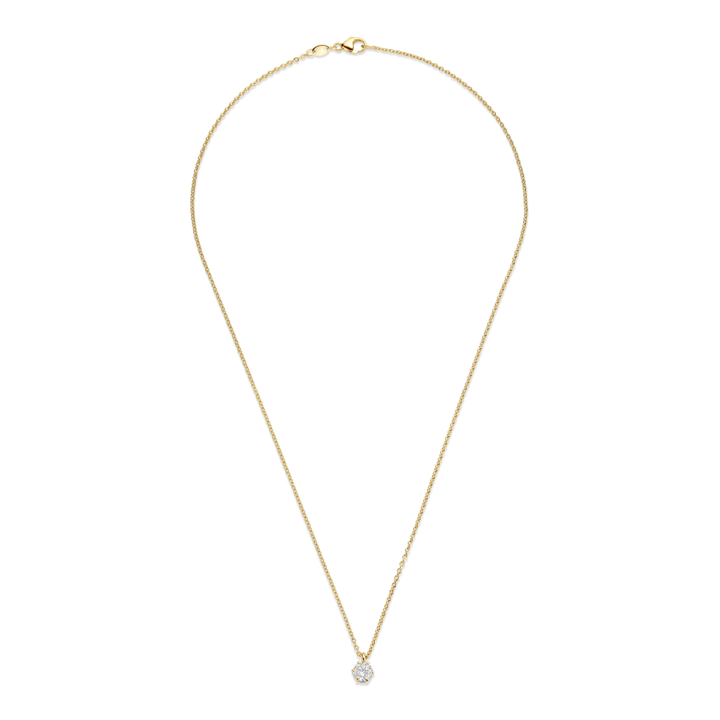 Schaap en Citroen Diamonds collier geelgoud met diamant - #2 Schaap en Citroen Diamonds collier geelgoud met diamant - #2