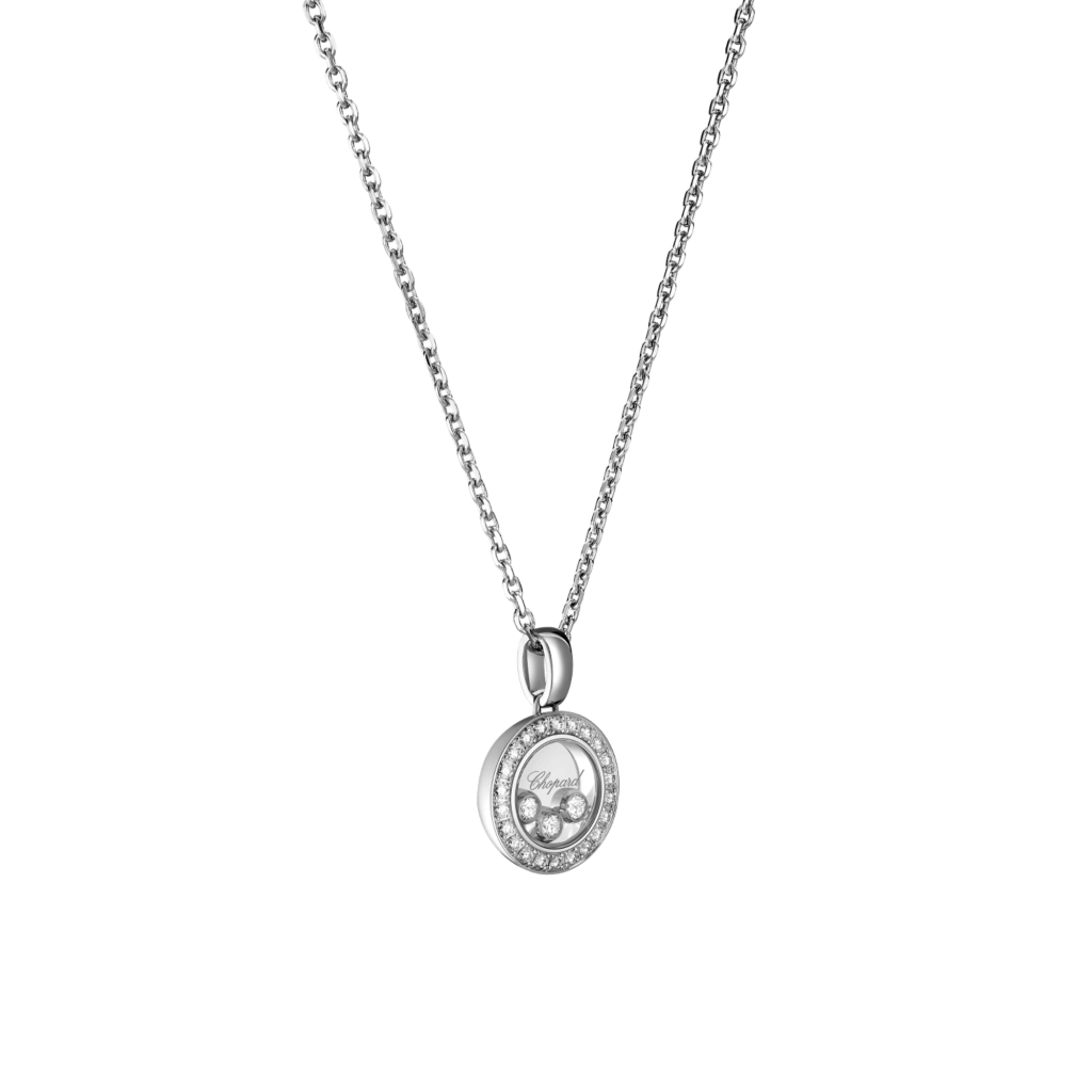 Chopard Happy Diamonds Icons Round collier witgoud met diamant - 79A018-1201 - #3 Chopard Happy Diamonds Icons Round collier witgoud met diamant - 79A018-1201 - #3