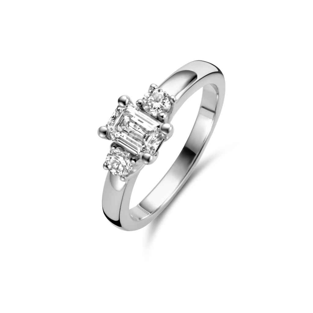 Schaap en Citroen Diamonds ring witgoud met diamant - #3 Schaap en Citroen Diamonds ring witgoud met diamant - #3