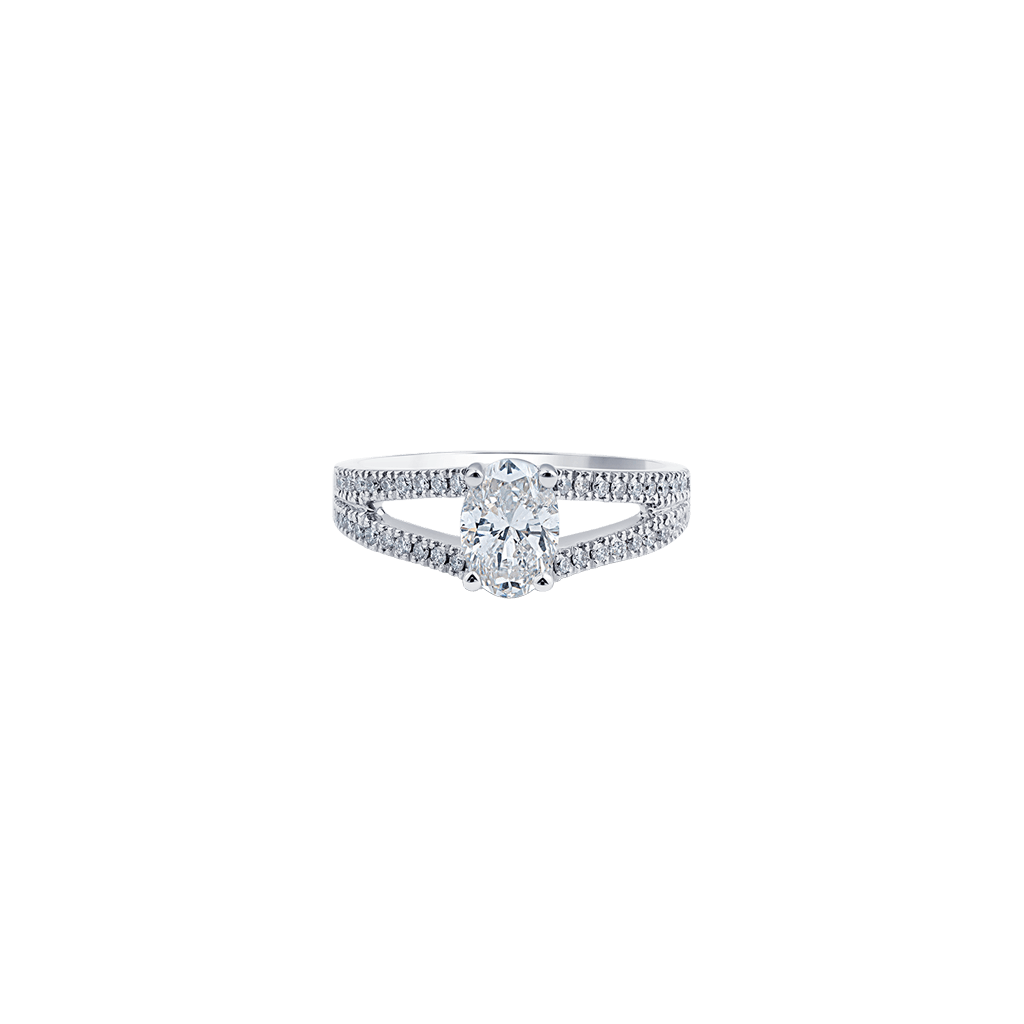 Royal Asscher Mariana ring witgoud met diamant - R.19055.RAOV.WG.6 HRD - #2 Royal Asscher Mariana ring witgoud met diamant - R.19055.RAOV.WG.6 HRD - #2