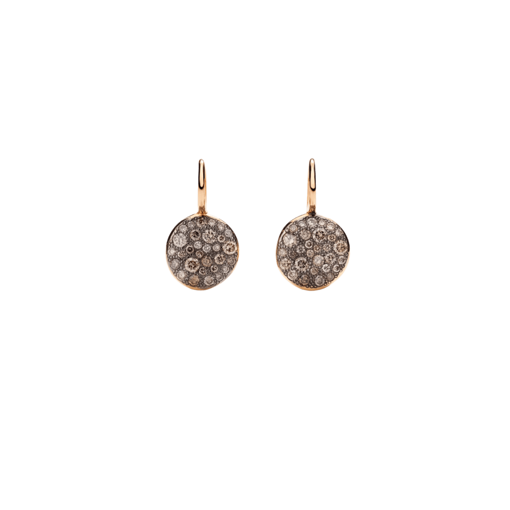 Pomellato Sabbia oorsieraad roodgoud met diamant - POB2041 O7000 DBR00 - #1 Pomellato Sabbia oorsieraad roodgoud met diamant - POB2041 O7000 DBR00 - #1