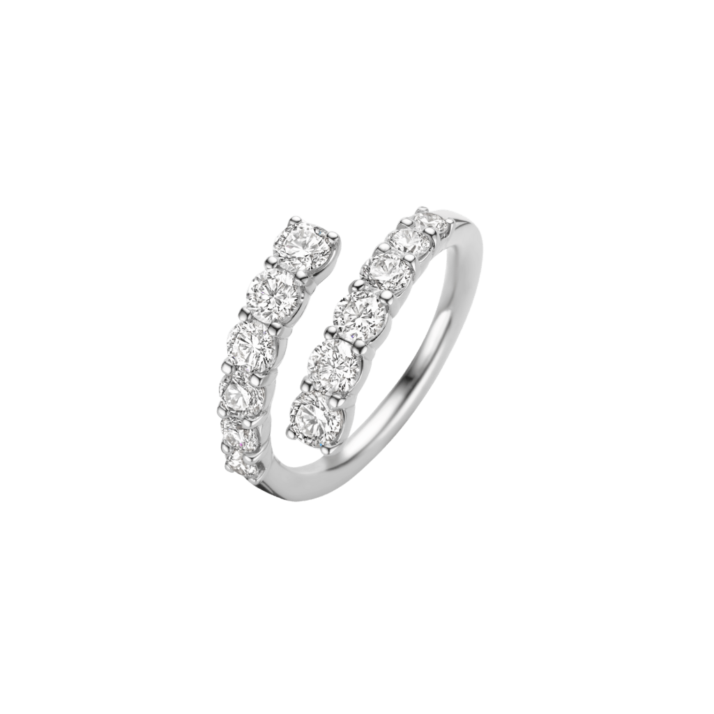 Schaap en Citroen Diamonds ring witgoud met diamant - #2