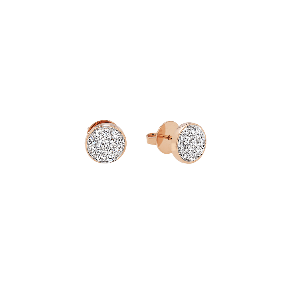 Chantecler Paillettes oorsieraad roodgoud met diamant - 41407 - #3 Chantecler Paillettes oorsieraad roodgoud met diamant - 41407 - #3