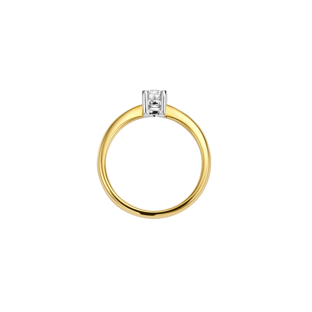 Schaap en Citroen Diamonds ring geelgoud met diamant - #4 Schaap en Citroen Diamonds ring geelgoud met diamant - #4