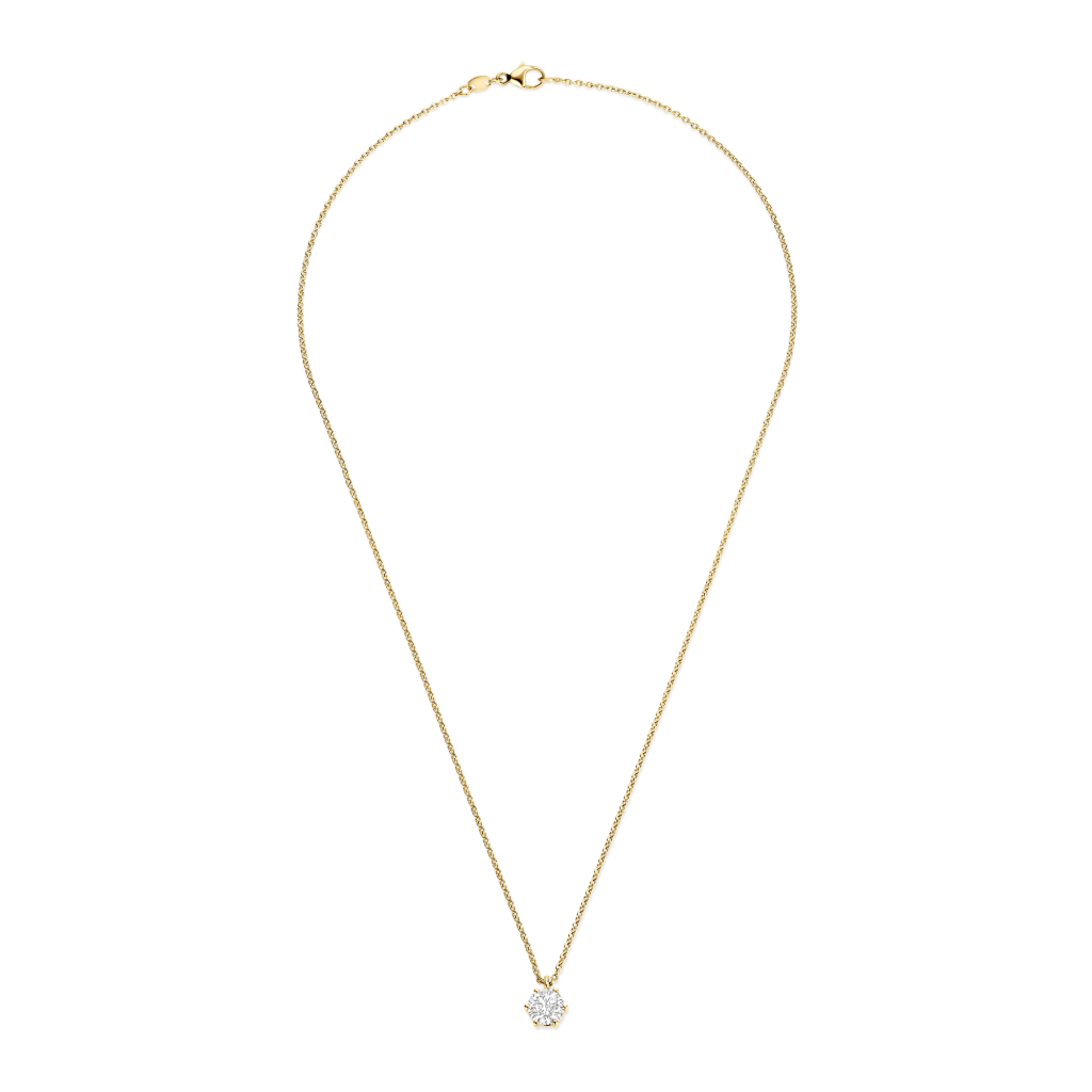 Schaap en Citroen Diamonds collier geelgoud met diamant - #3 Schaap en Citroen Diamonds collier geelgoud met diamant - #3